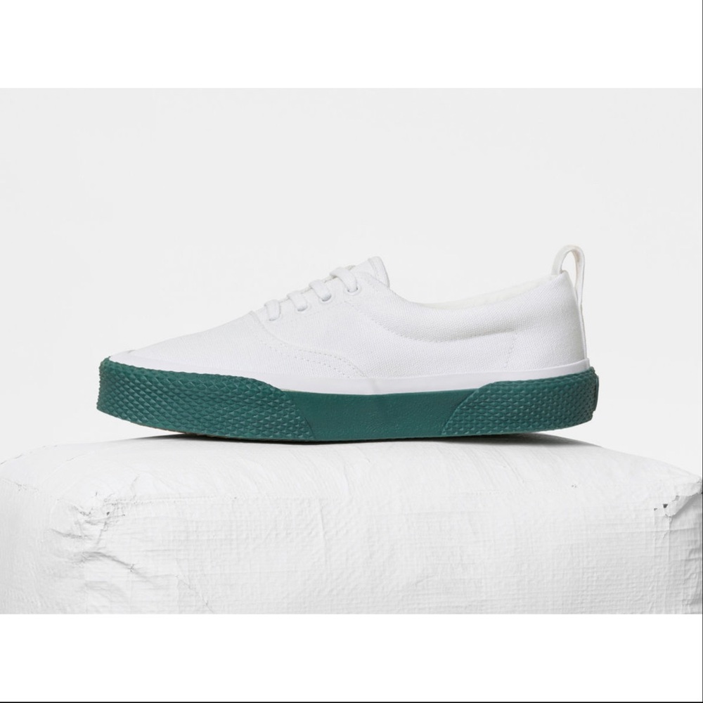 👟 Céline 180° Lace Up Canvas Sneakers